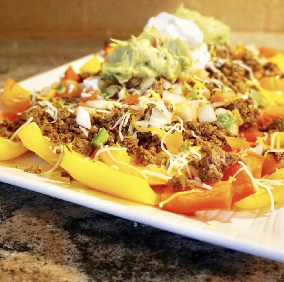 Bell Pepper Nachos - Brat Style - TheSportsBrat.com™