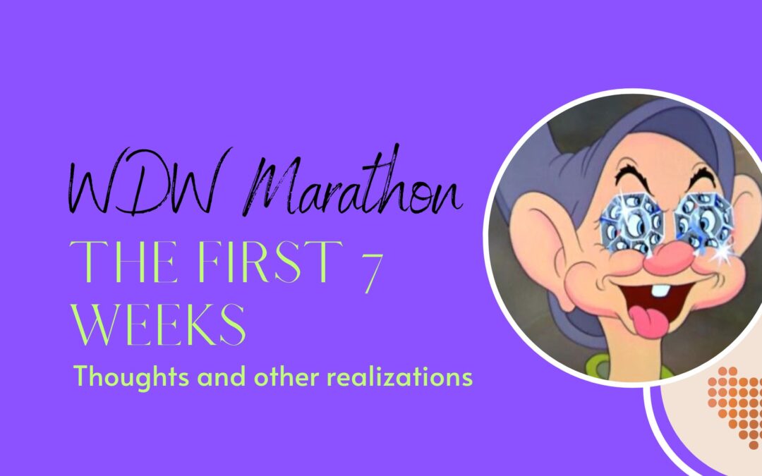Dopey Training: The First 7 Weeks